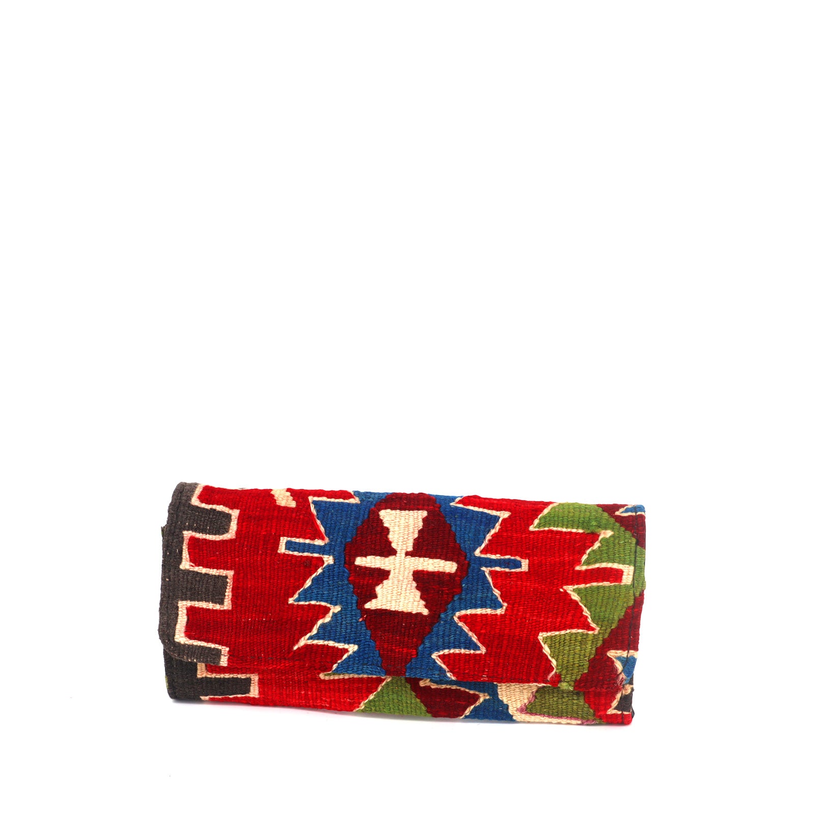 Celia Kilim Clutch Leather Bag - Image 2