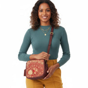 Dervish Kilim Crossbody Leather Bag | Messenger Kilim Leather Bag | Courier Kilim Leather Bag