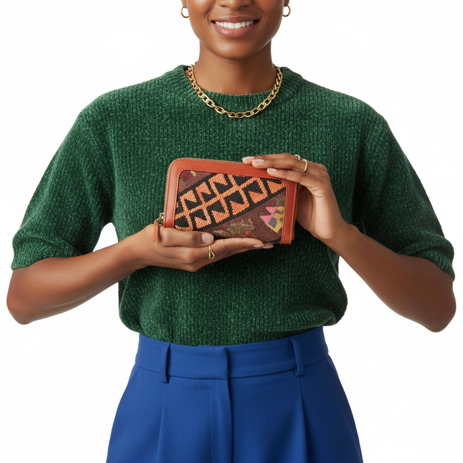 Granada Kilim Weekender Leather Bag | Travel Kilim Leather Bag | Overnight Kilim Leather Bag