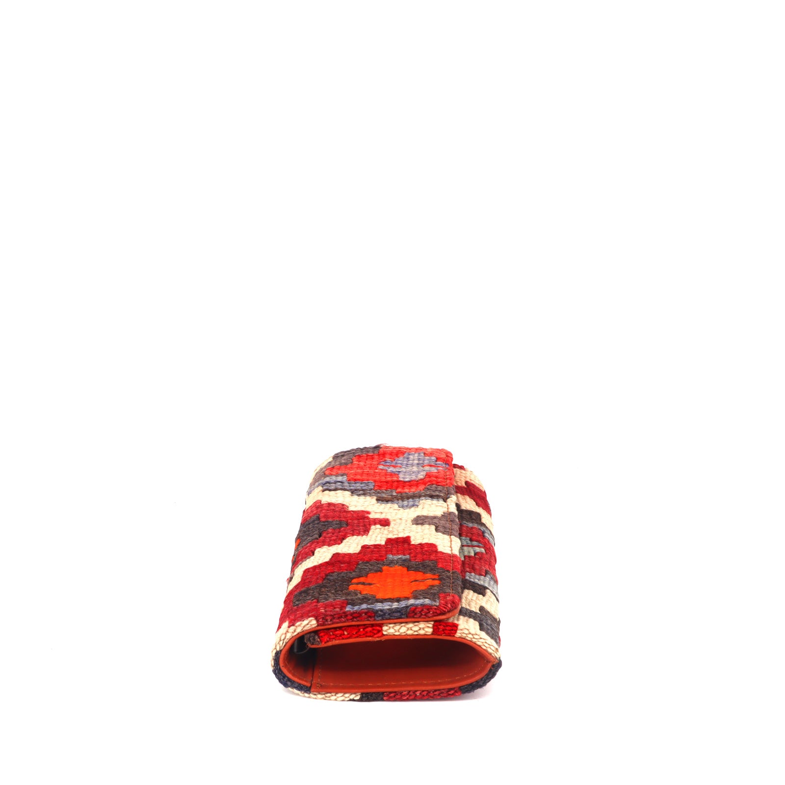 Isfahan Kilim Clutch Leather Bag - Image 3