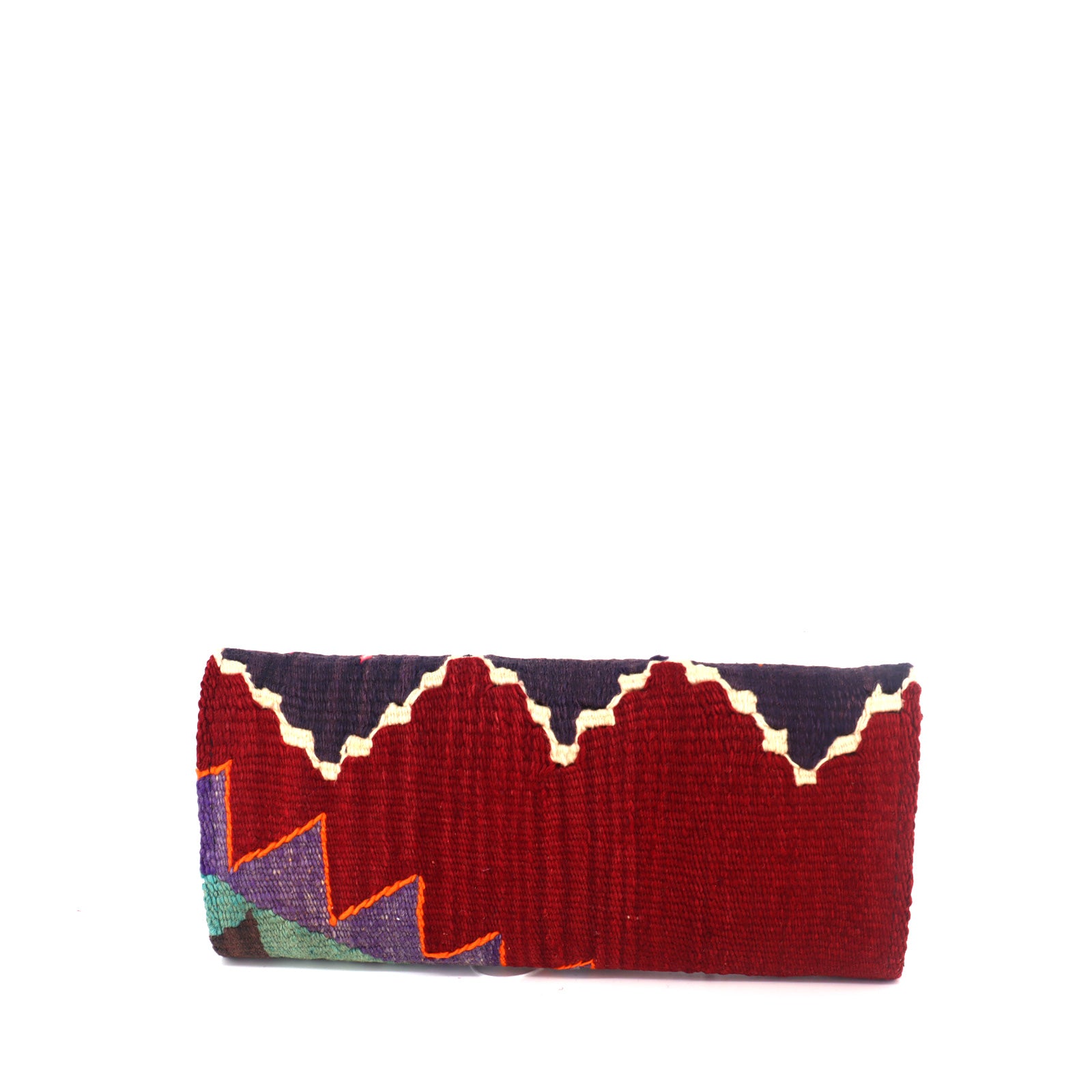 Layla Kilim Clutch Leather Bag - Image 3