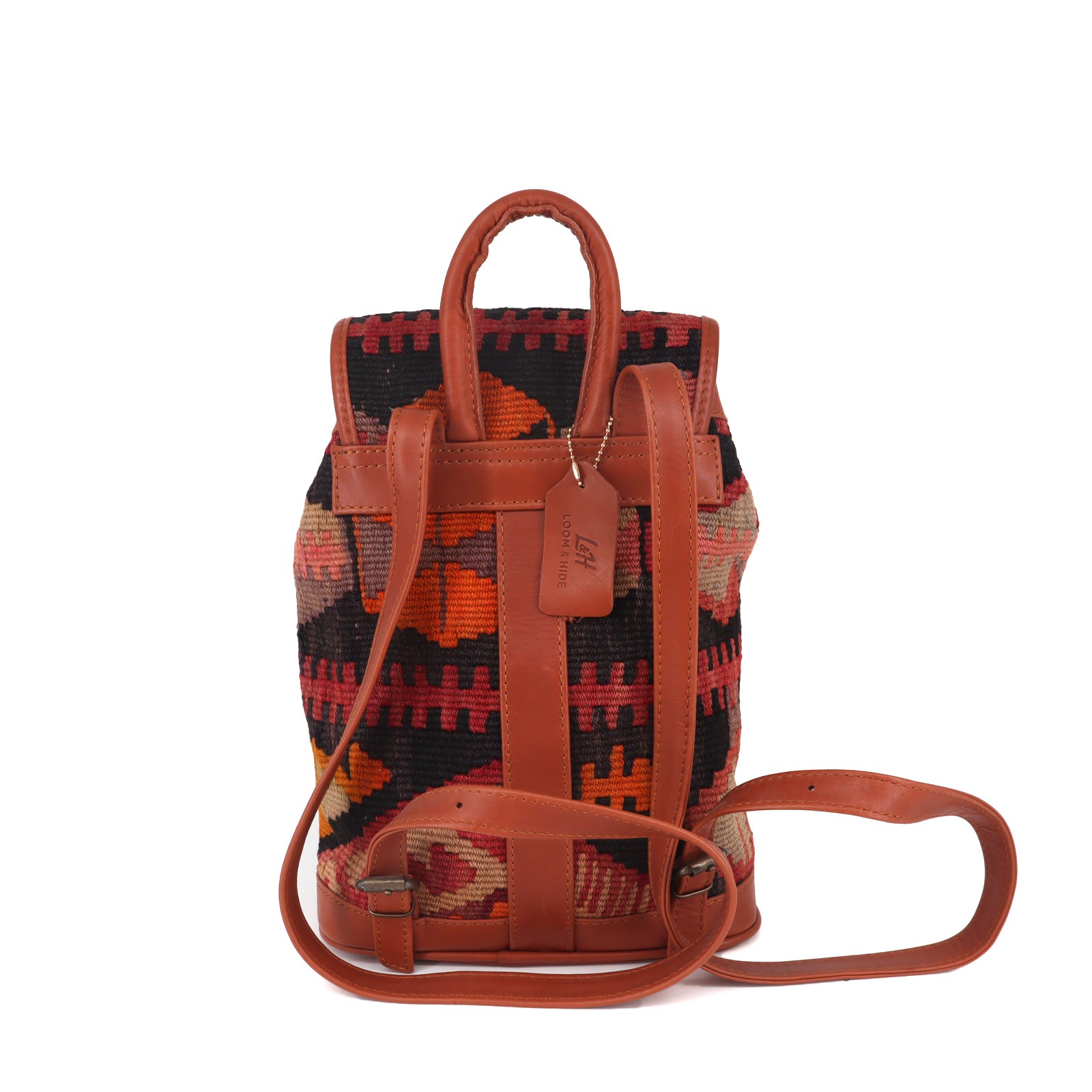 Serengeti Kilim Leather Backpacks Bag