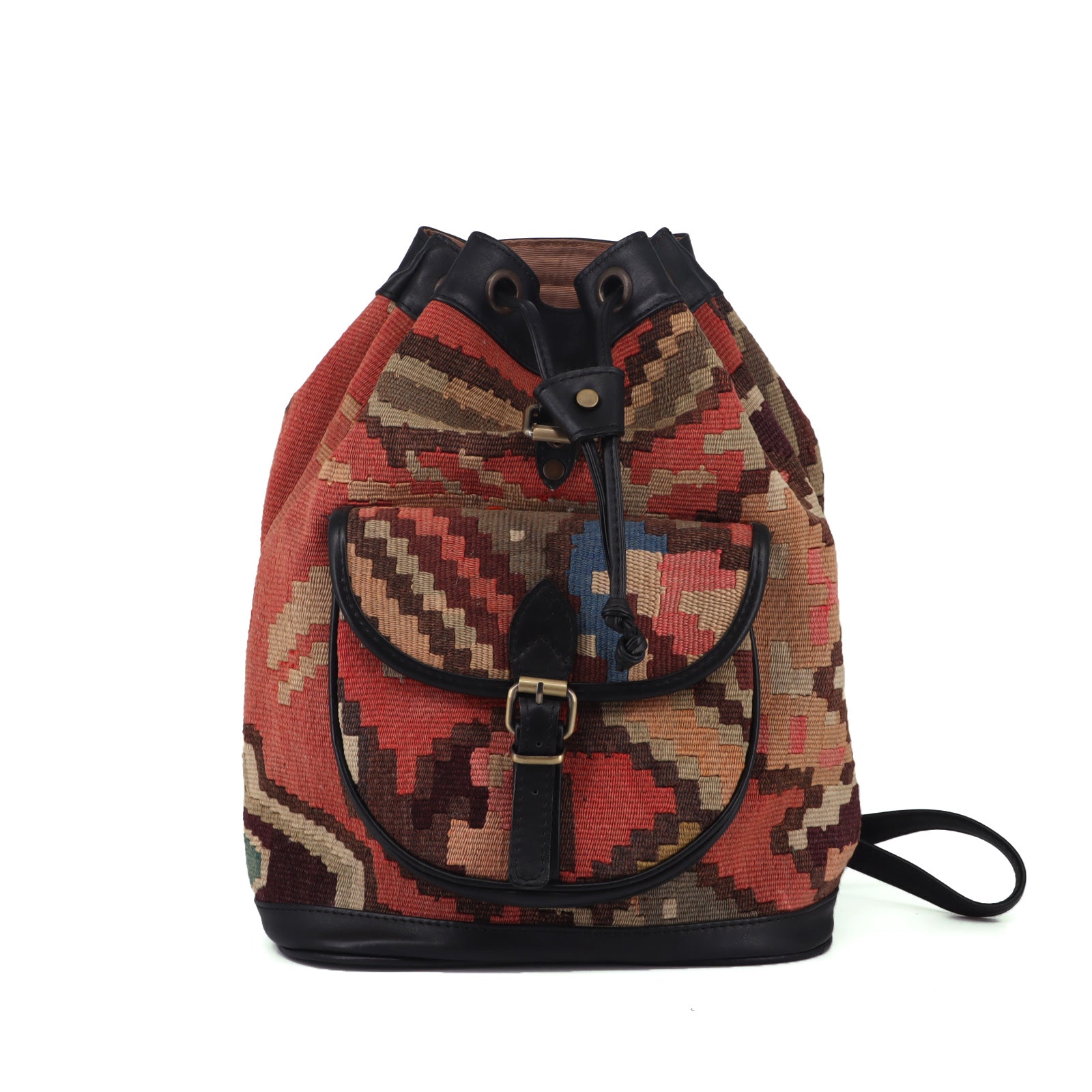 Sahara Kilim Leather Backpacks Bag