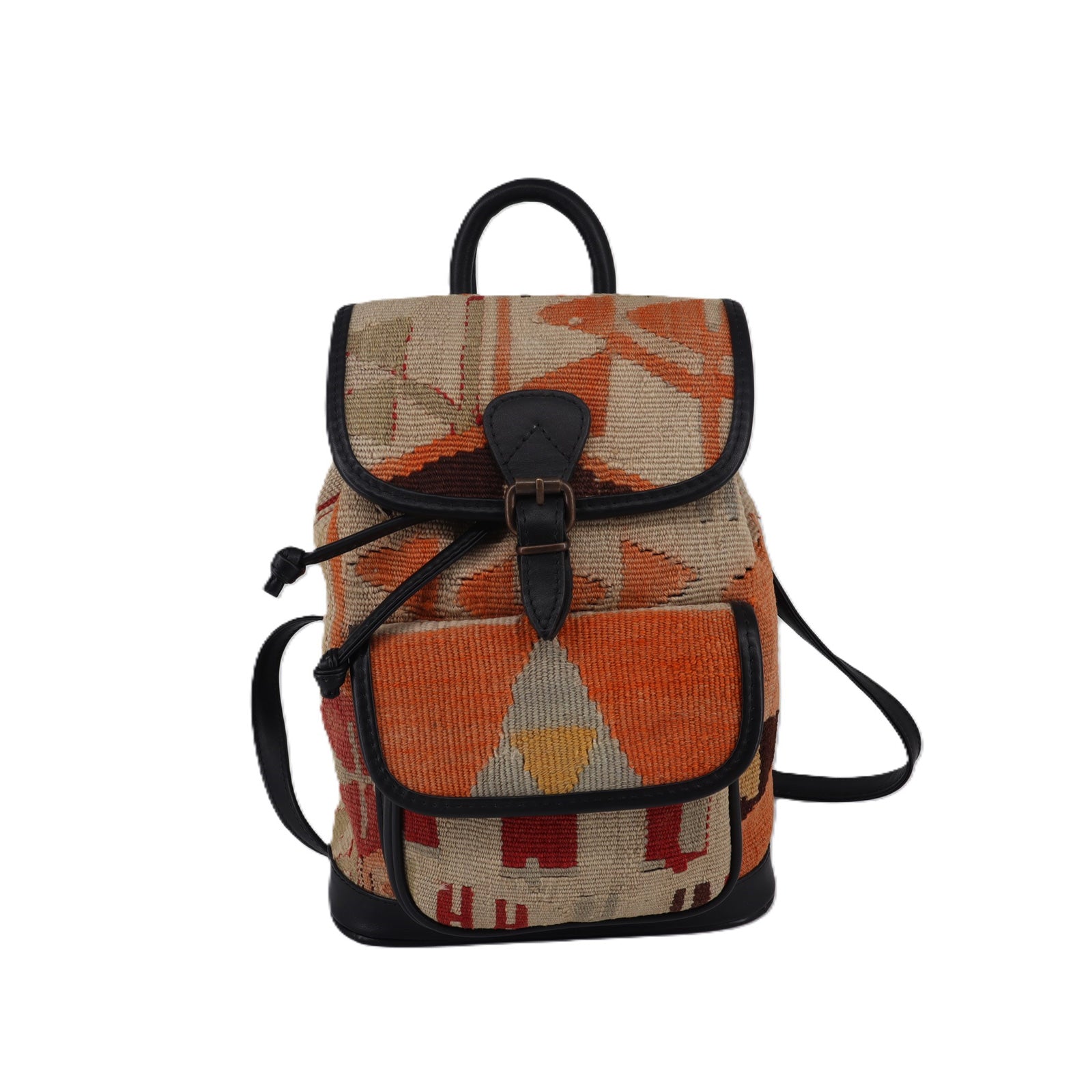 Samarkand Kilim Leather Backpack