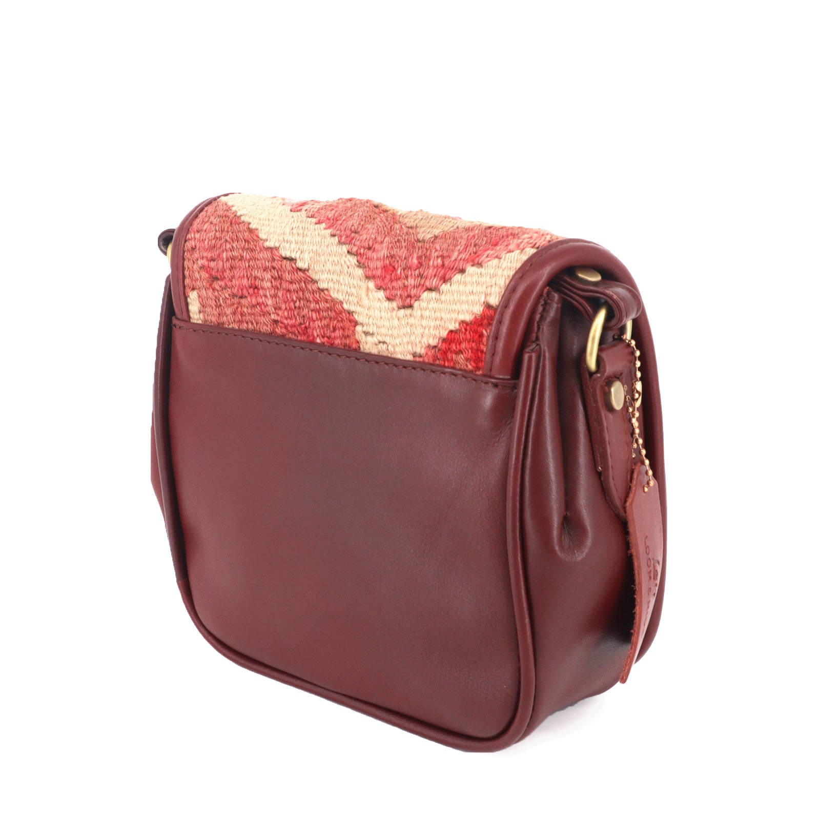 Dervish Kilim Leather Crossbody Bag
