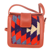 Casablanca Kilim Leather Crossbody Bag