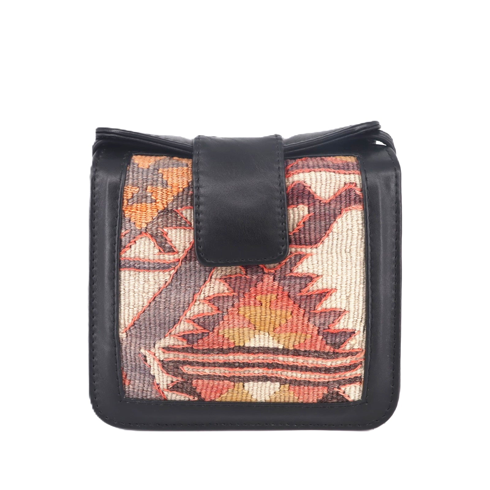 Rumi Kilim Leather Crossbody Bag