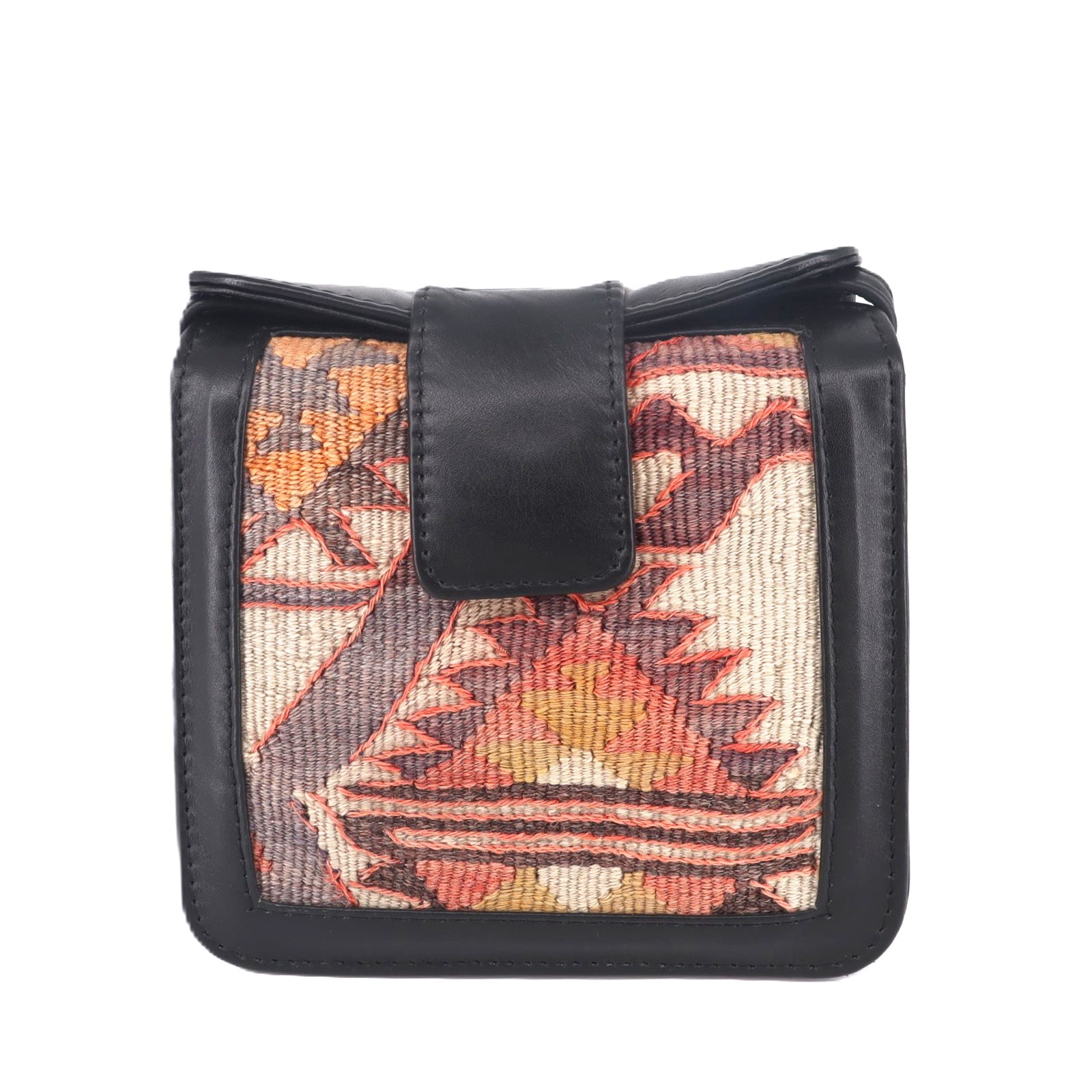 Rumi Kilim Leather Crossbody Bag