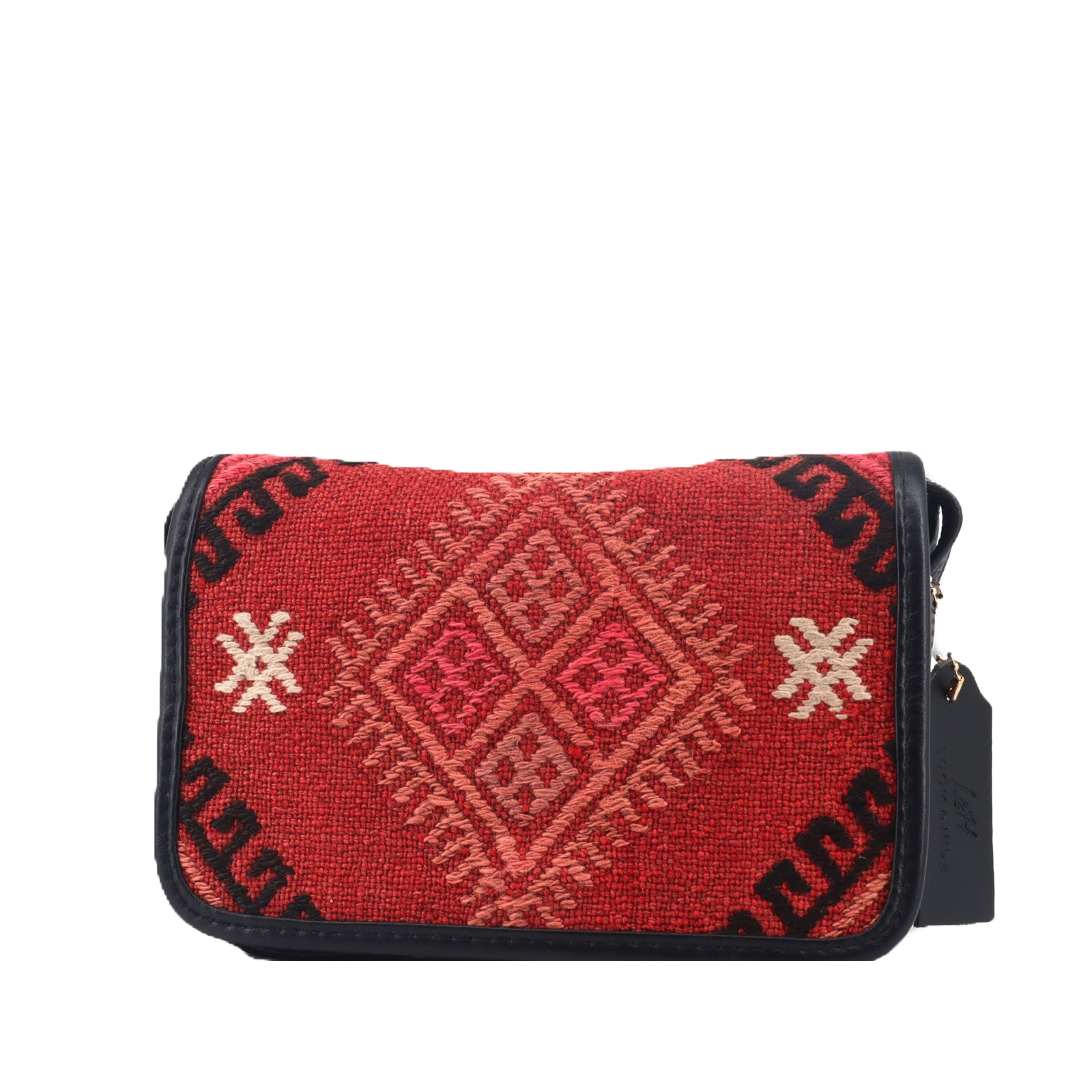 Serengeti Kilim Leather Crossbody Bag