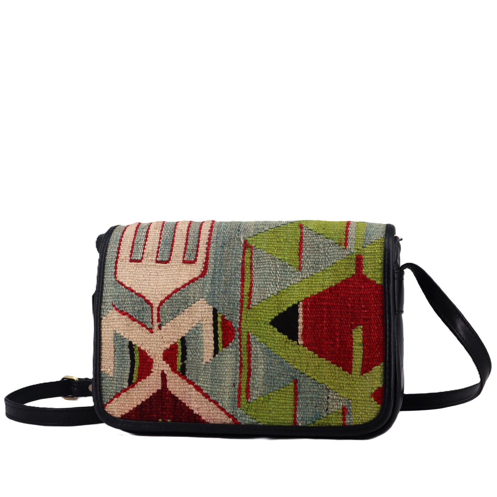 Cappadocia Kilim Leather Crossbody Bag