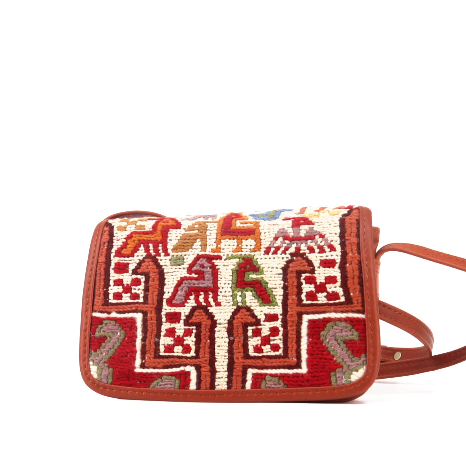 Samarkand Kilim Leather Crossbody Bag