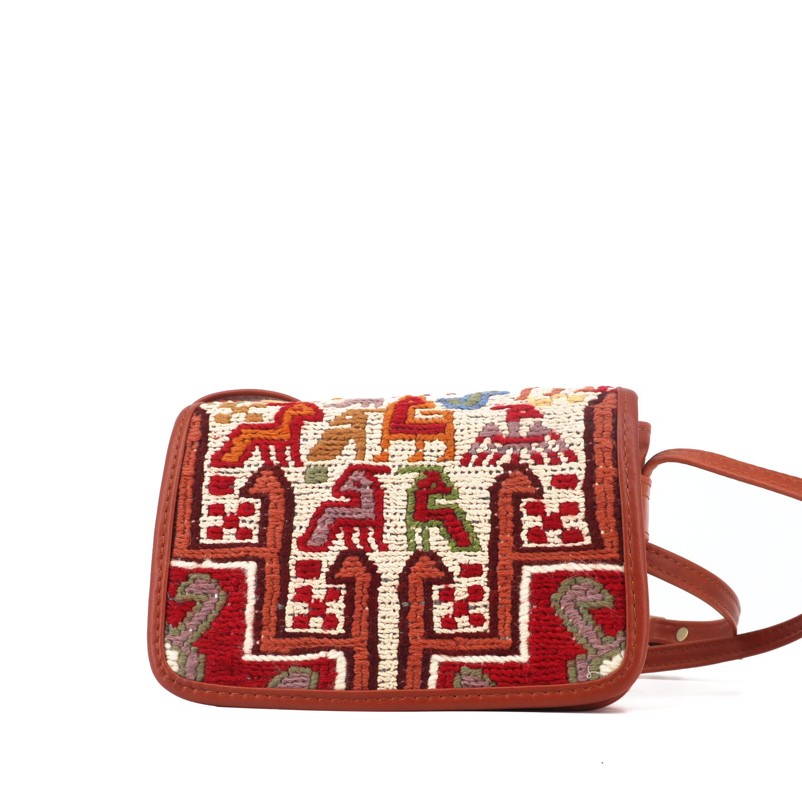 Samarkand Kilim Leather Crossbody Bag