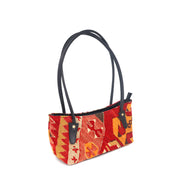 Serengeti Kilim Leather Shoulder Bag