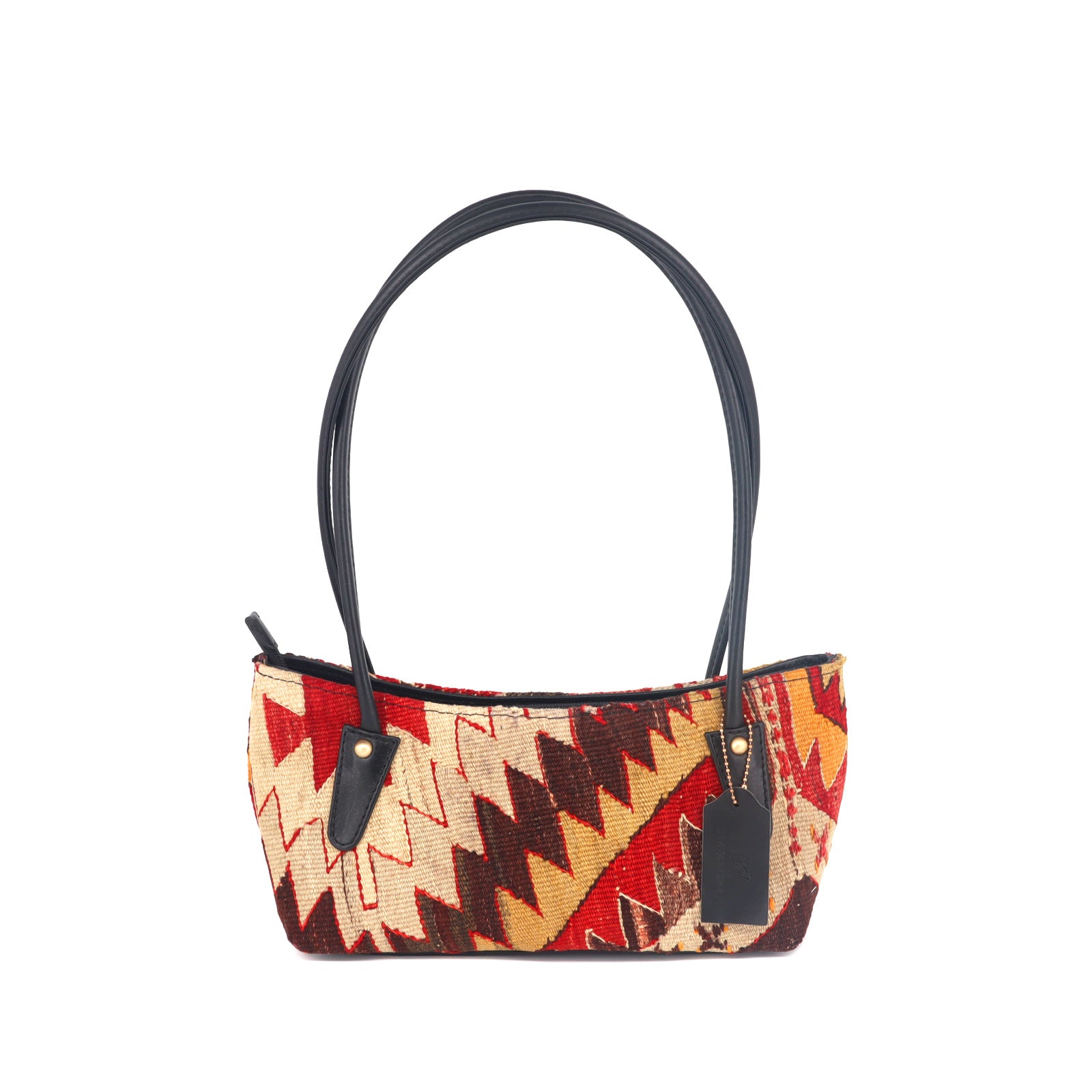 Serengeti Kilim Shoulder Leather Bag | Carryall Kilim Leather Bag | Everyday Kilim Leather Bag