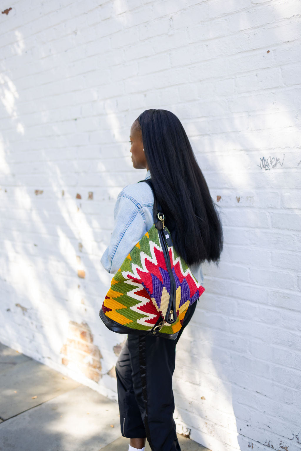 Samira Kilim Convertible Leather Backpack
