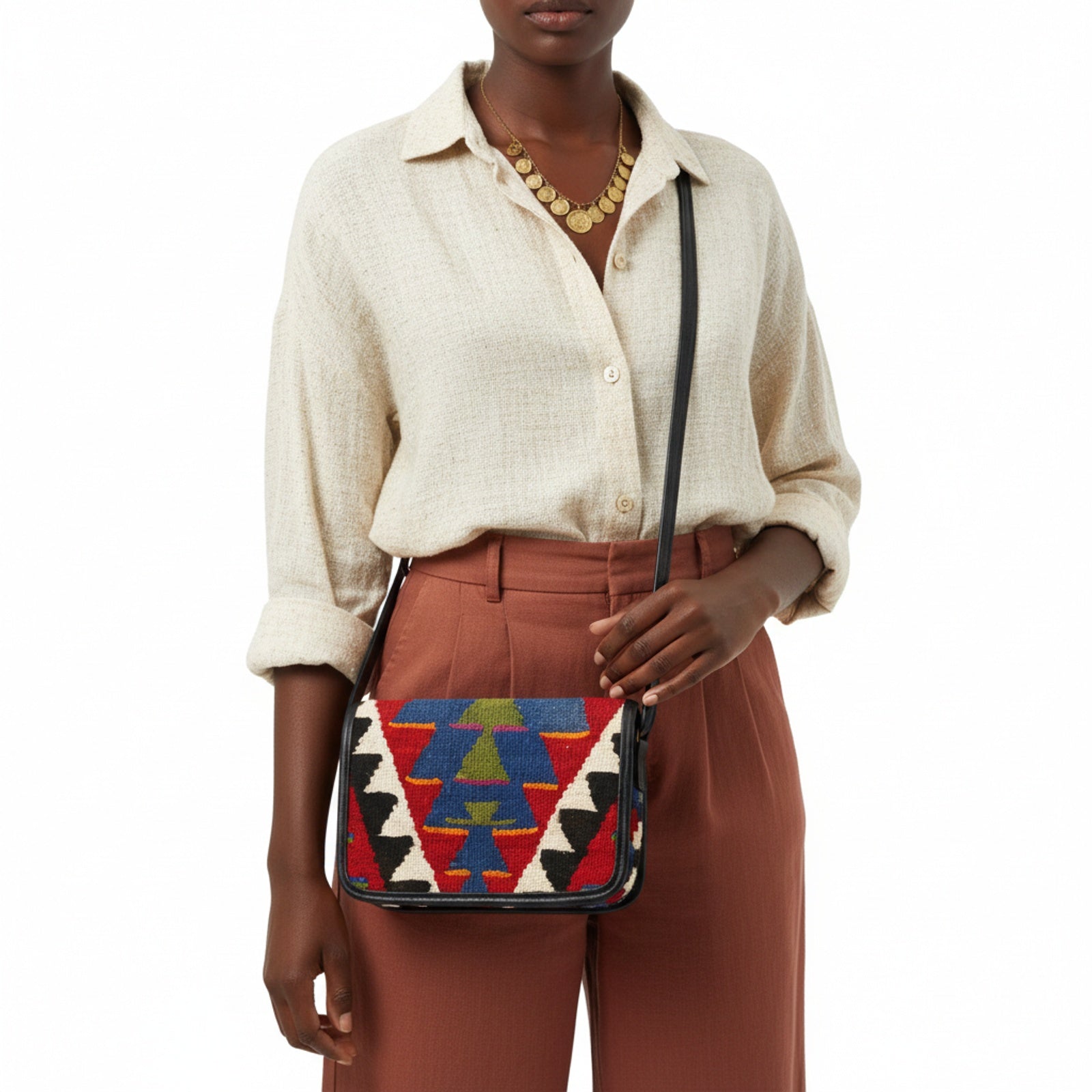 Product styled on white background