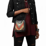 Nomad Kilim Crossbody Leather Bag | Messenger Kilim Leather Bag | Courier Kilim Leather Bag