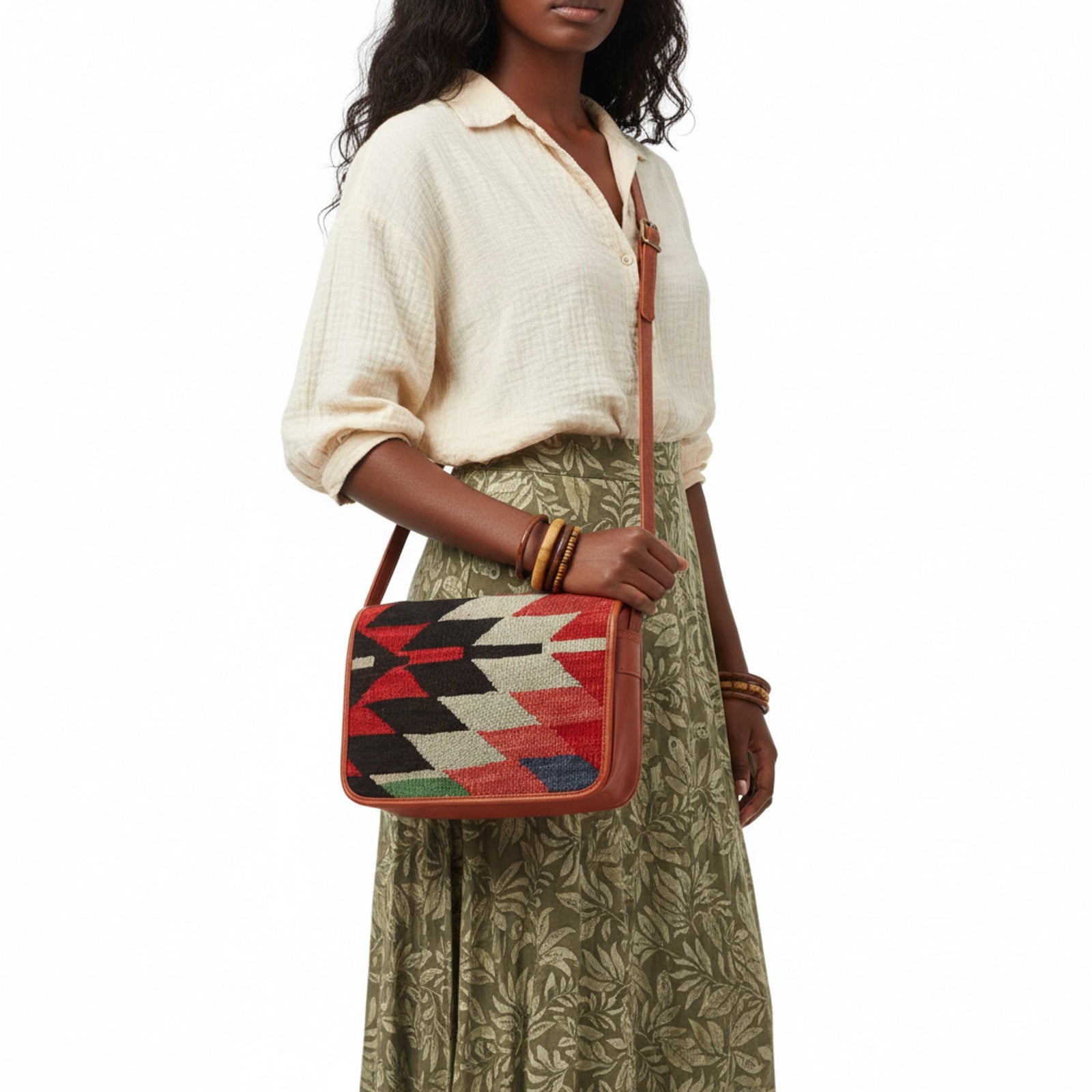 Product styled on white background