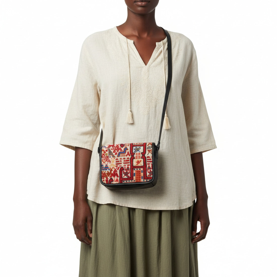 Product styled on white background