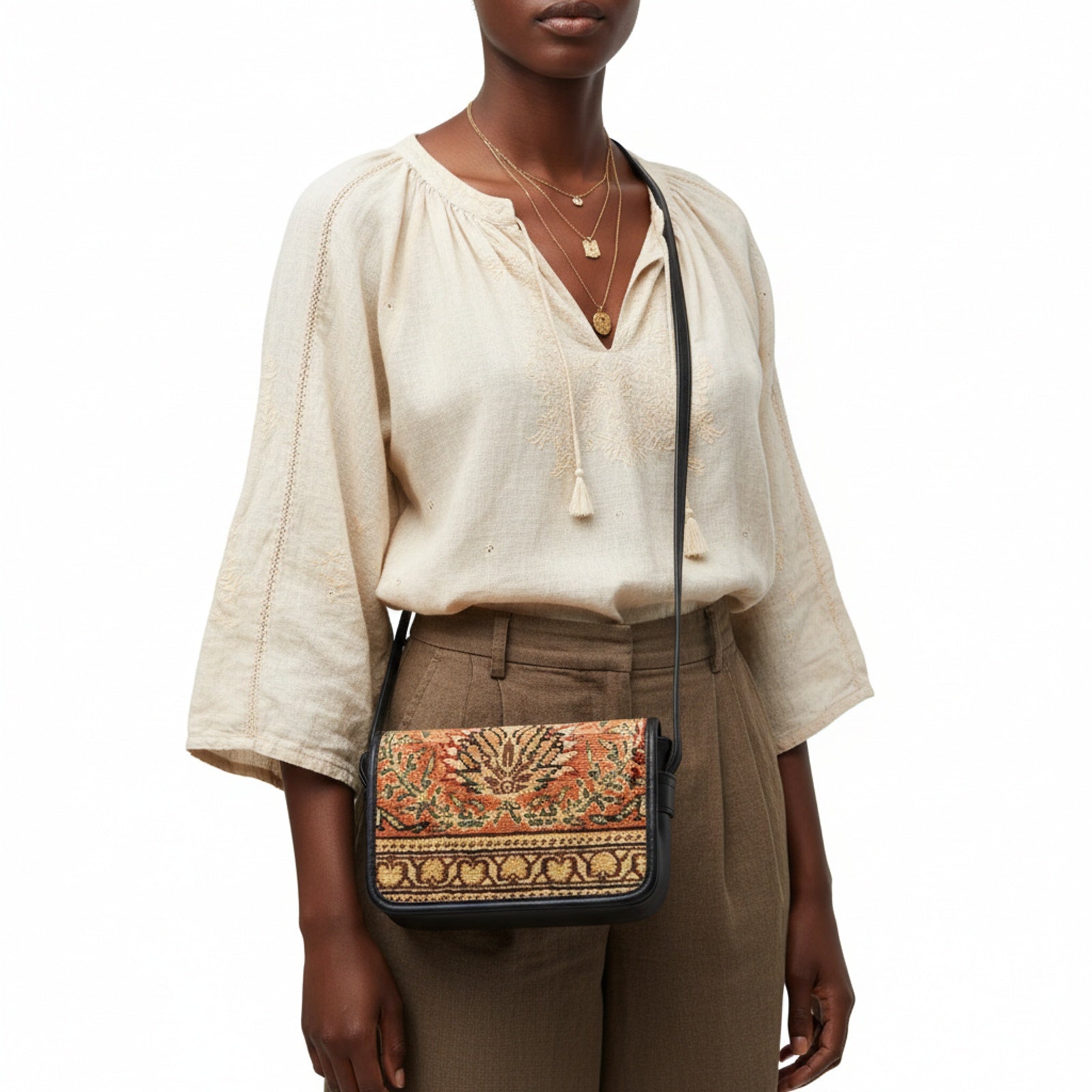 Product styled on white background