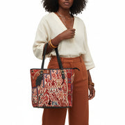 Elysium Kilim Tote Leather Bag | Shopper Kilim Leather Bag | Market Kilim Leather Bag