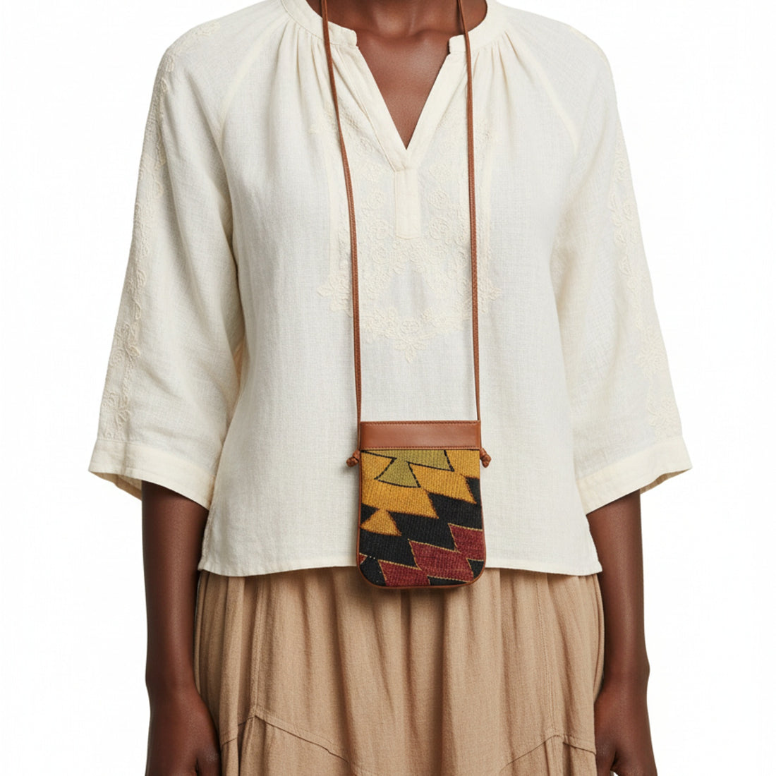 Product styled on white background