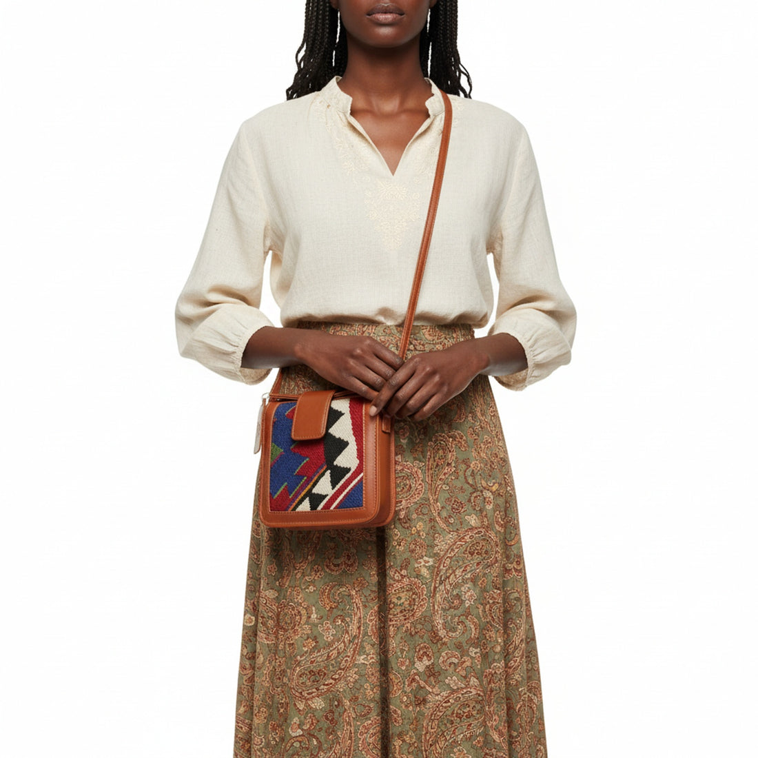 Product styled on white background