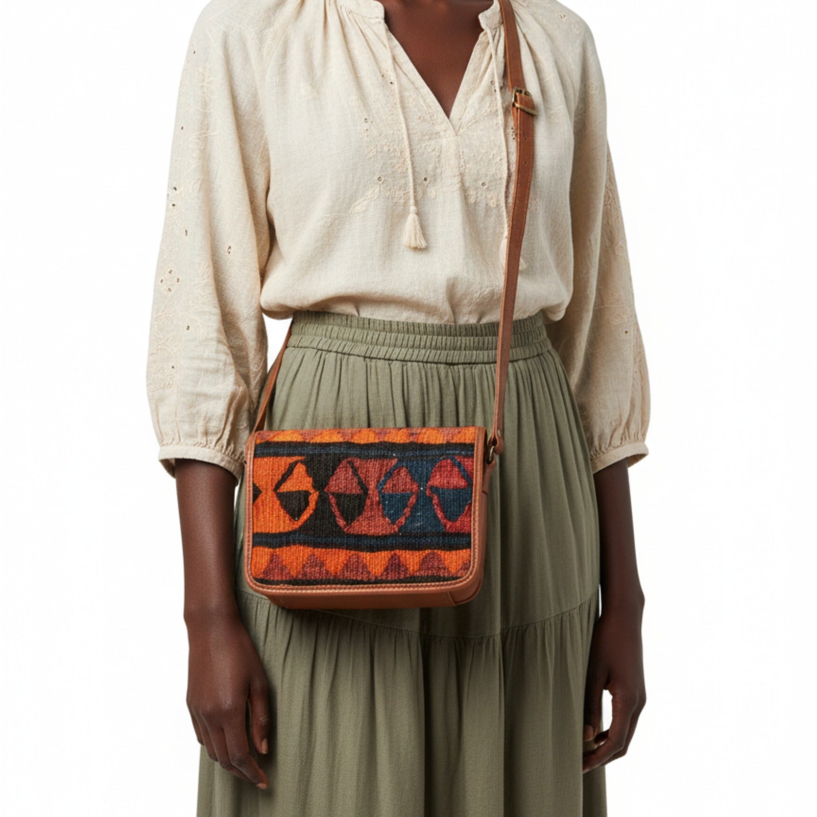 Product styled on white background