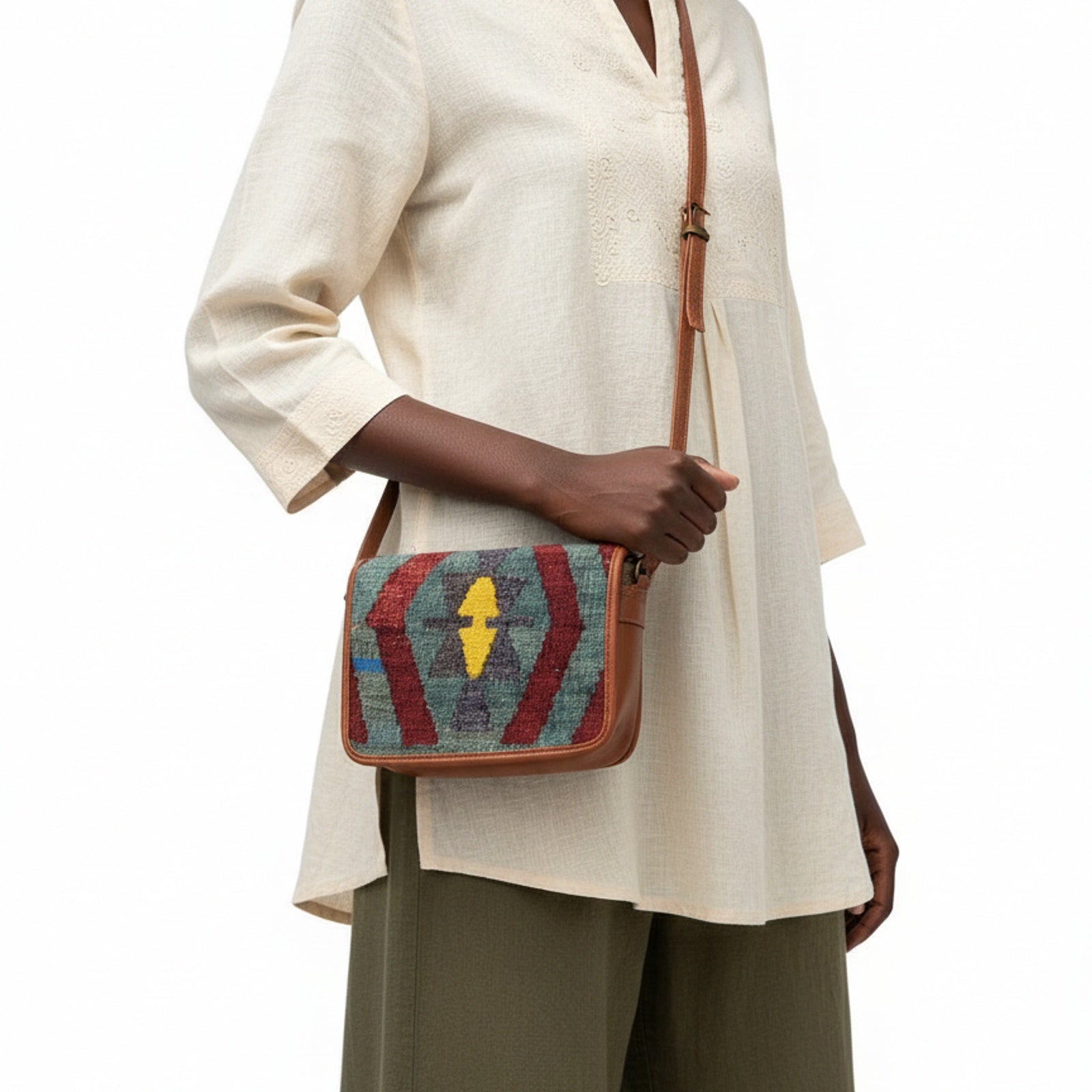 Product styled on white background