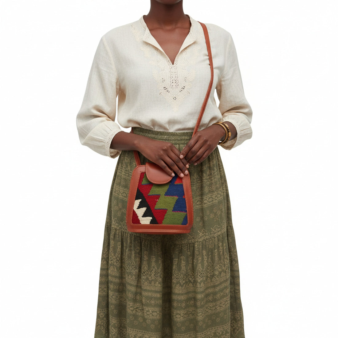 Product styled on white background