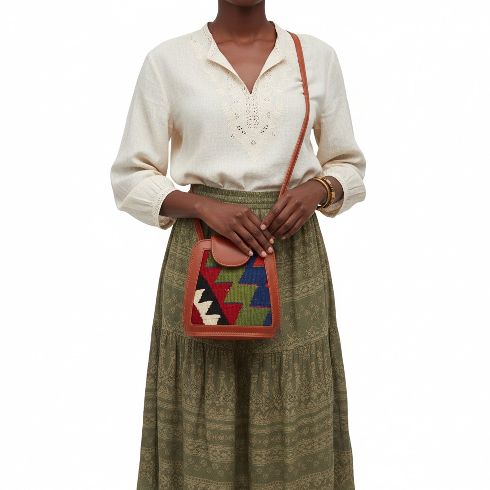 Product styled on white background