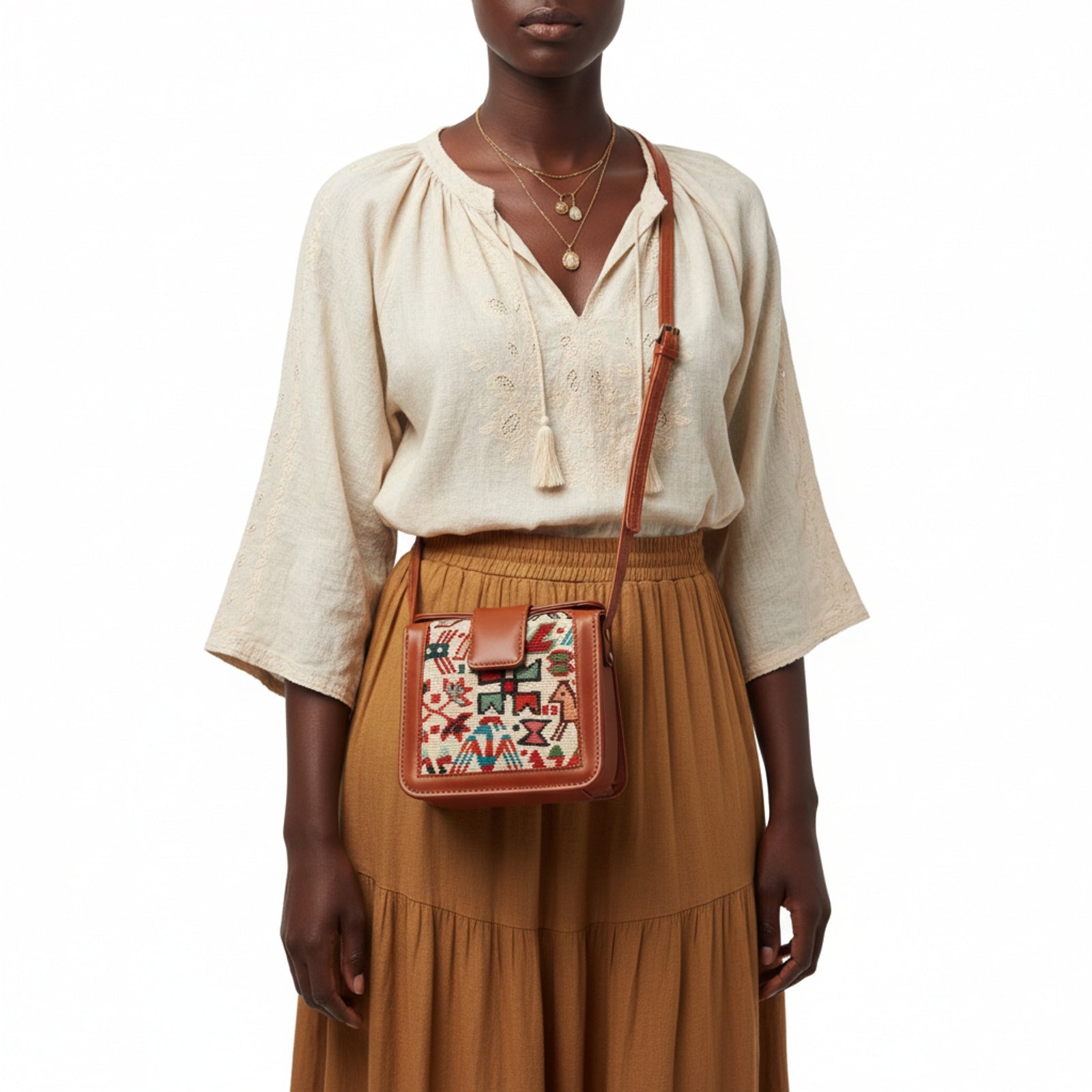 Product styled on white background