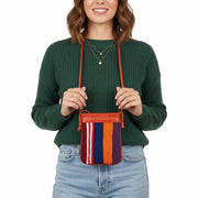 Sevilla Kilim Neck Leather Bag | Travel Pouch Kilim Leather Bag | Security Pouch Kilim Leather Bag