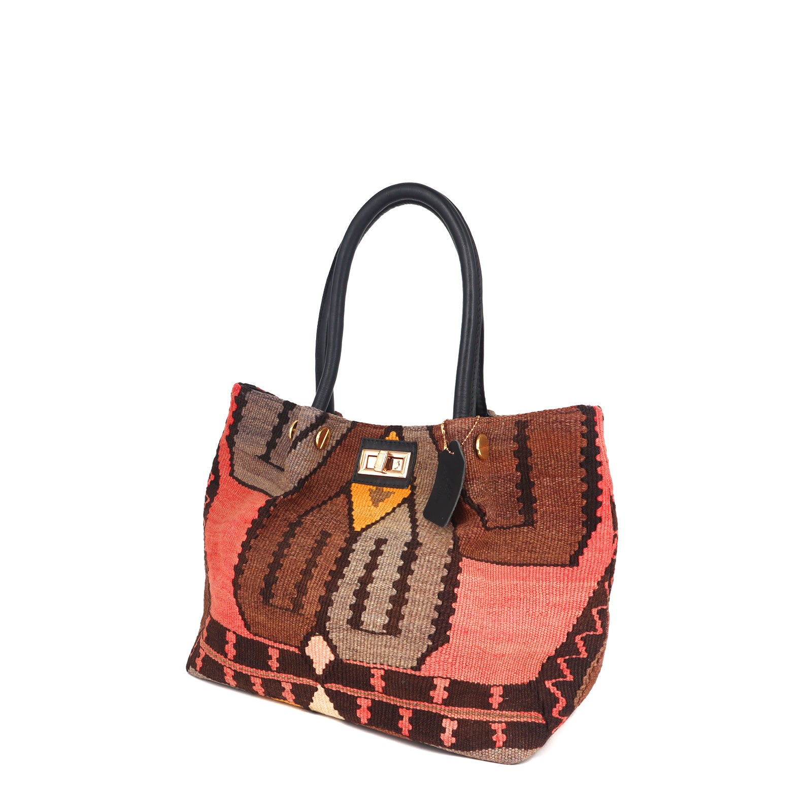 Harappa Kilim Leather Shoulder Bag