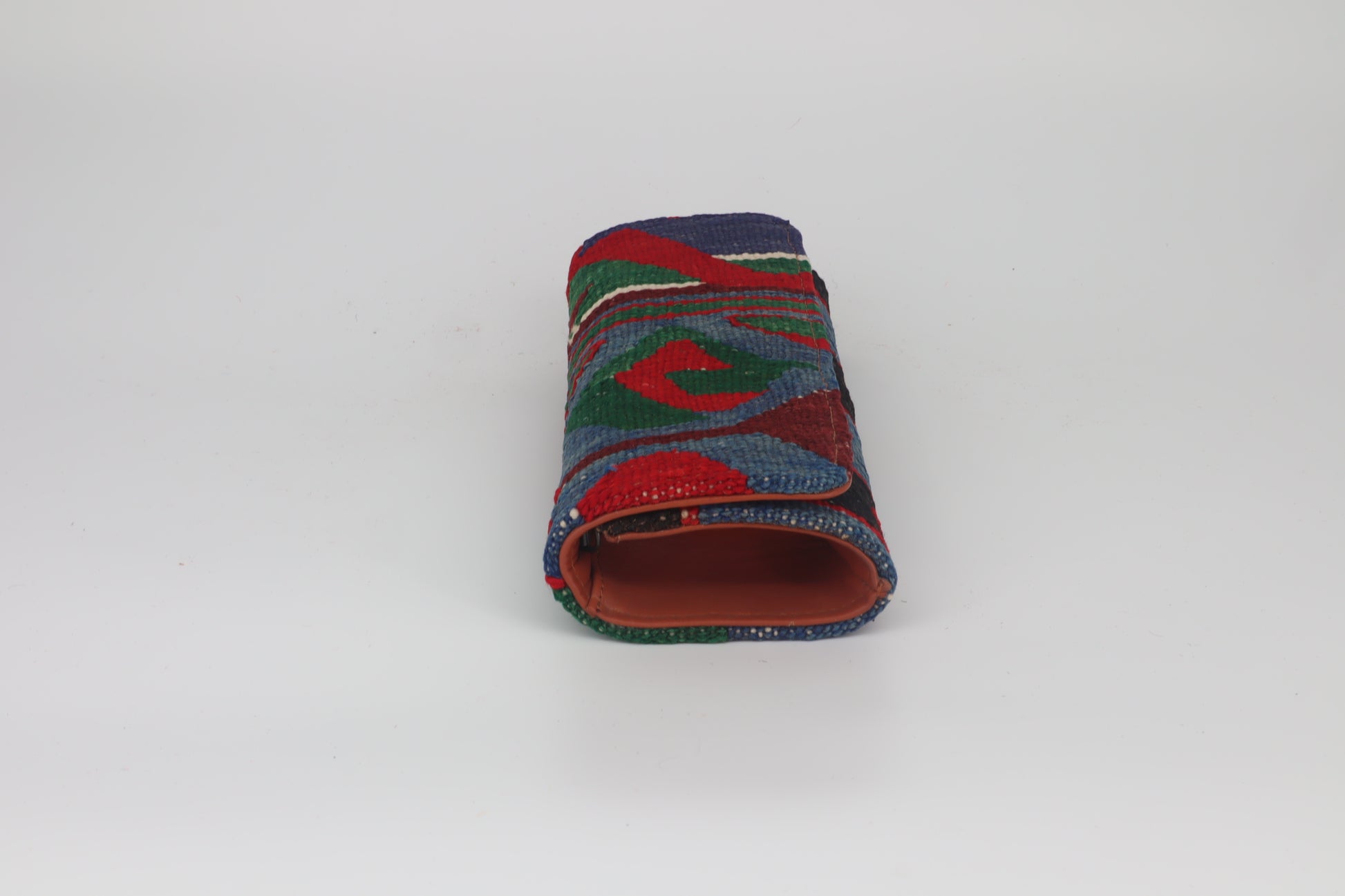 Venice Kilim Clutch Leather Bag - Image 10