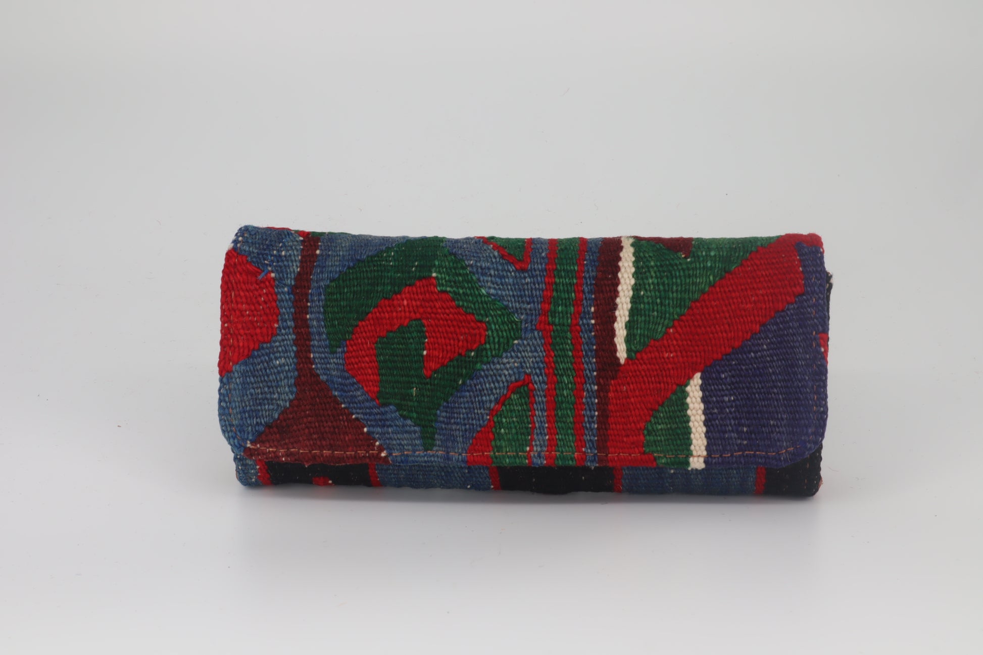 Venice Kilim Clutch Leather Bag - Image 6
