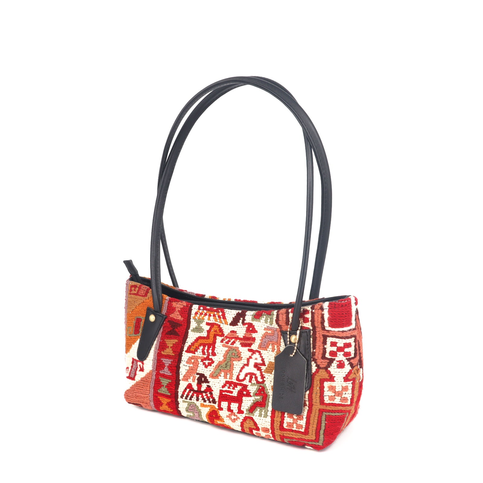 Medina Kilim Leather Shoulder Bag