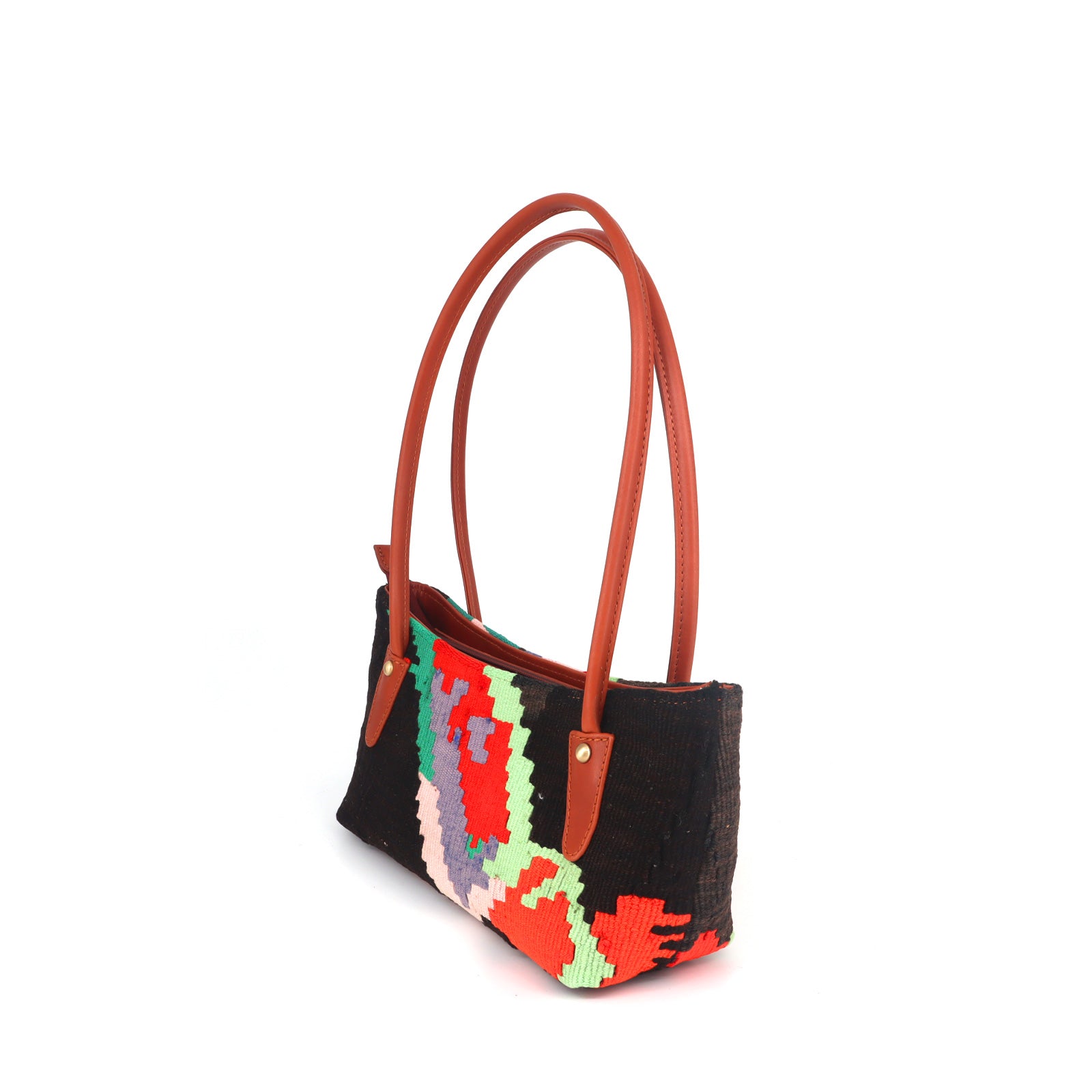 Casablanca Kilim Leather Shoulder Bag