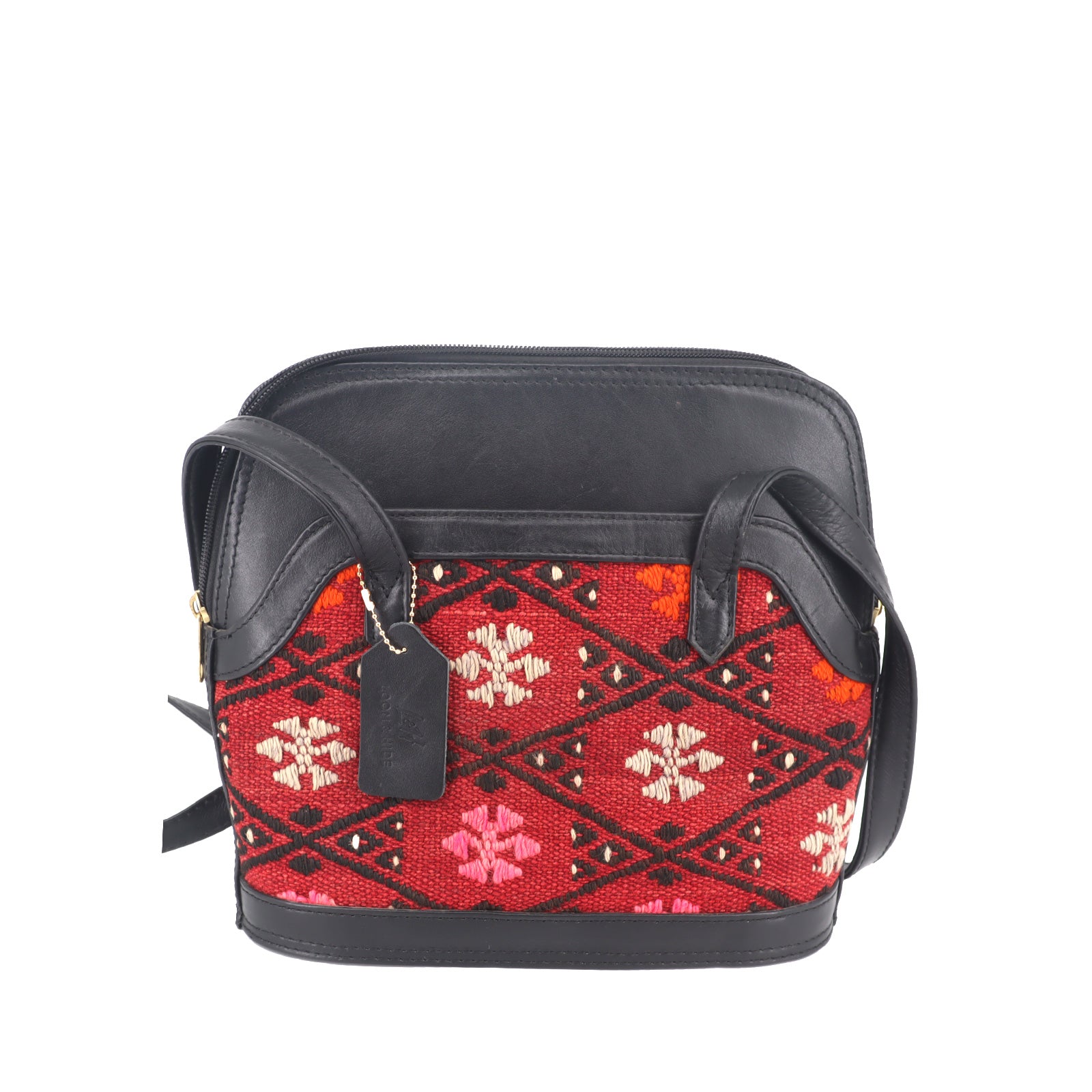 Serengeti Kilim Shoulder Leather Bag | Carryall Kilim Leather Bag | Everyday Kilim Leather Bag