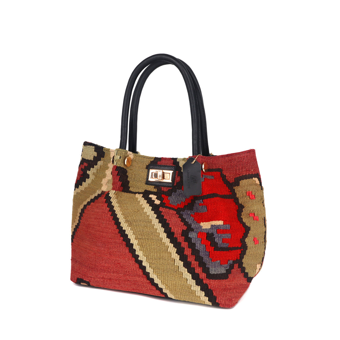 Polaris Kilim Leather Shoulder Bag