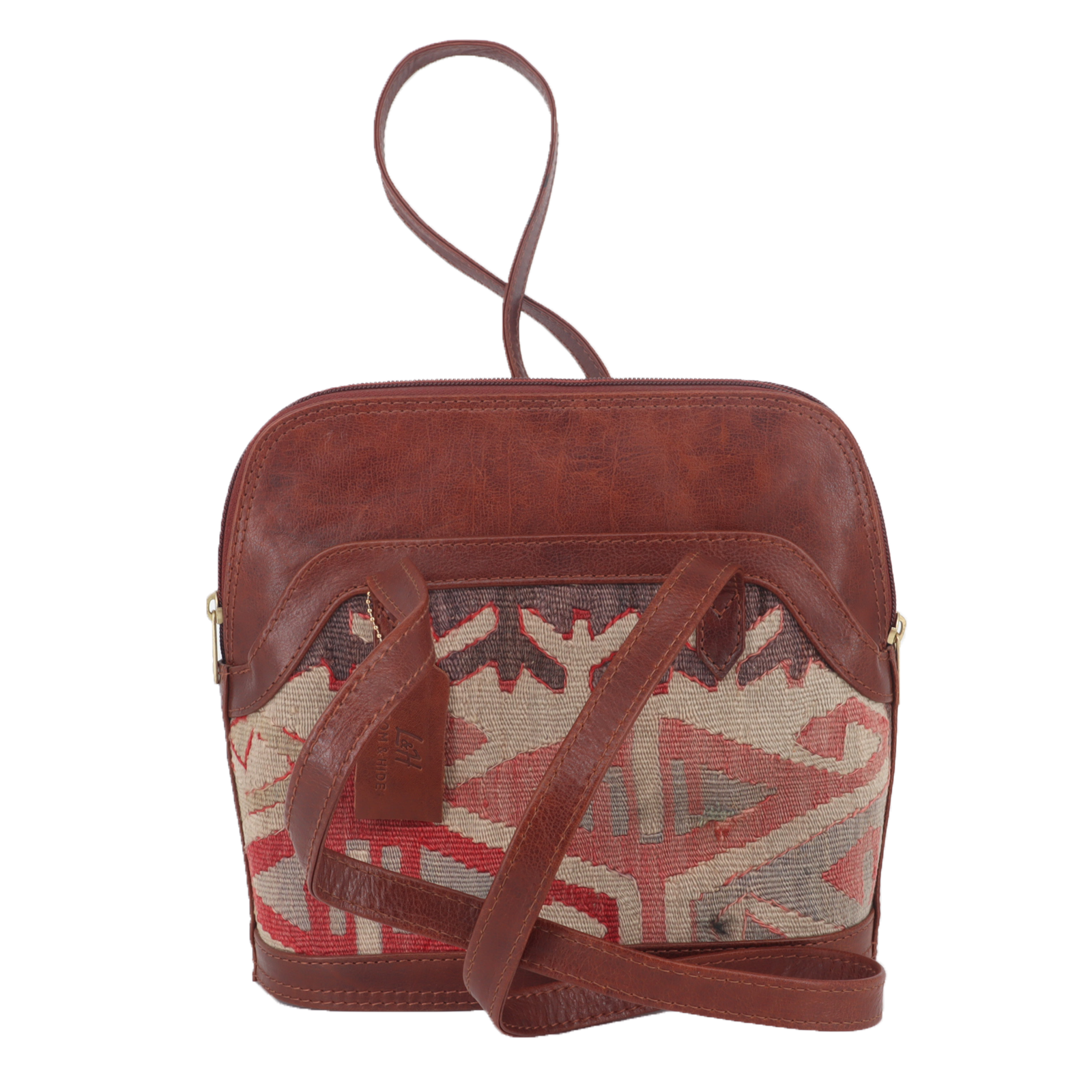 Marrakech Kilim Leather Shoulder Bags