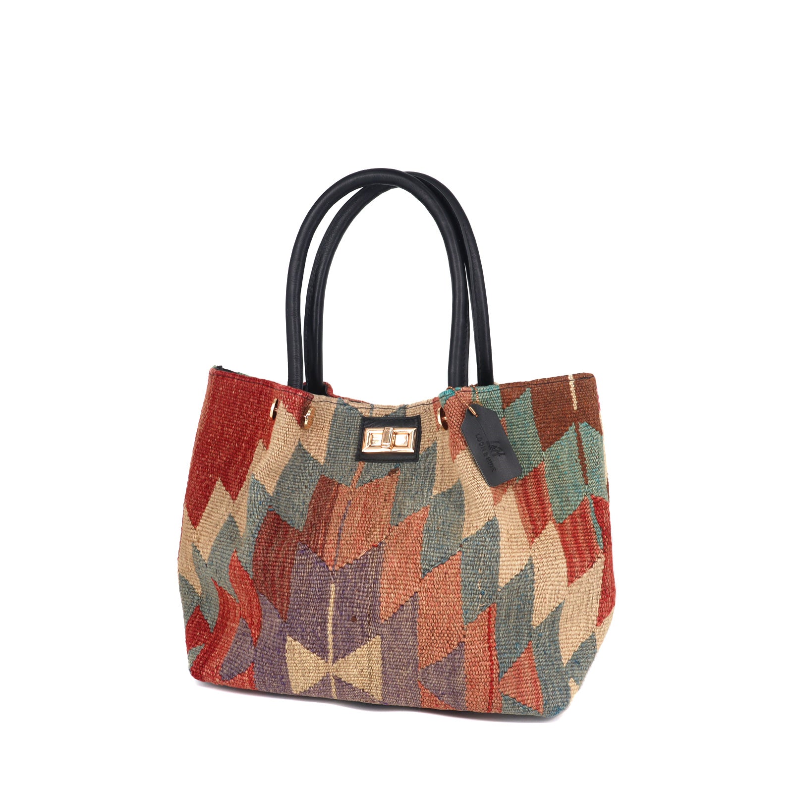 Caravaggio Kilim Leather Shoulder Bag