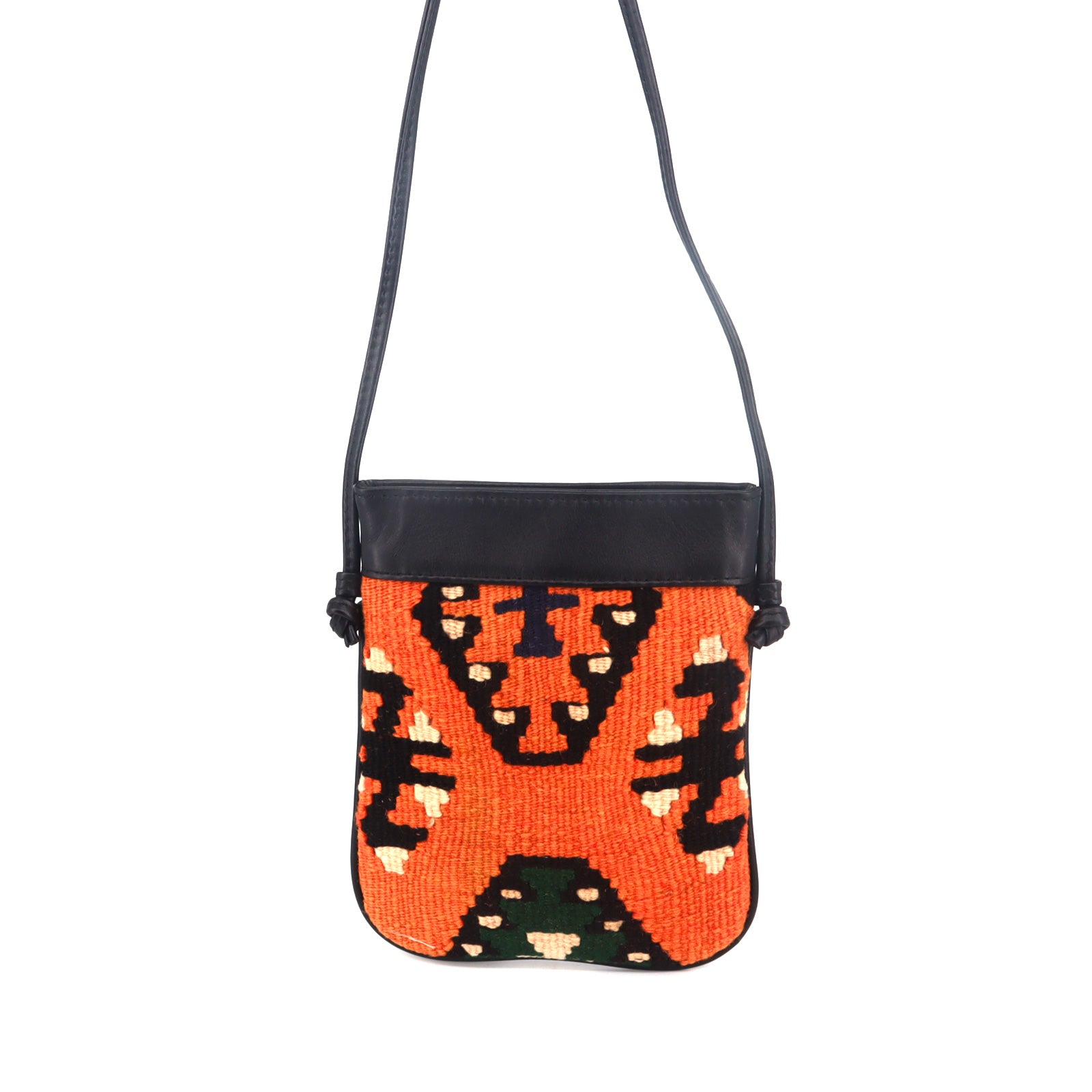 Yara Kilim Crossbody Leather Bag - Image 5