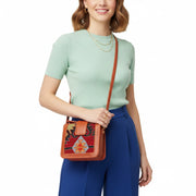 Yara Kilim Crossbody Leather Bag | Messenger Kilim Leather Bag | Courier Kilim Leather Bag