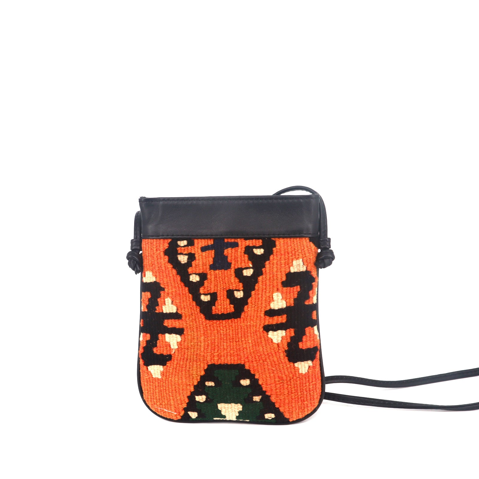 Yara Kilim Crossbody Leather Bag