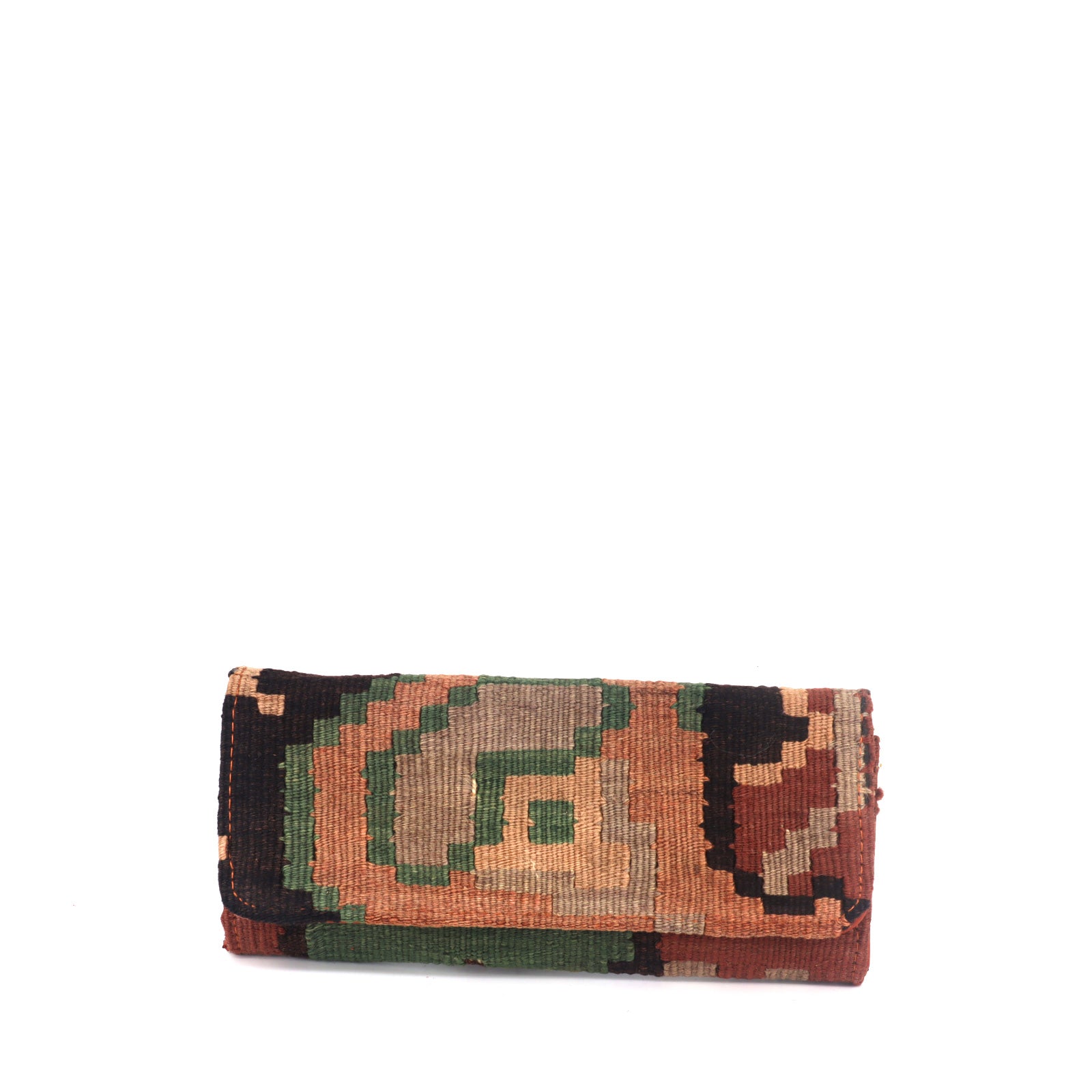 Zephyr Kilim Clutch Leather Bag - Image 2