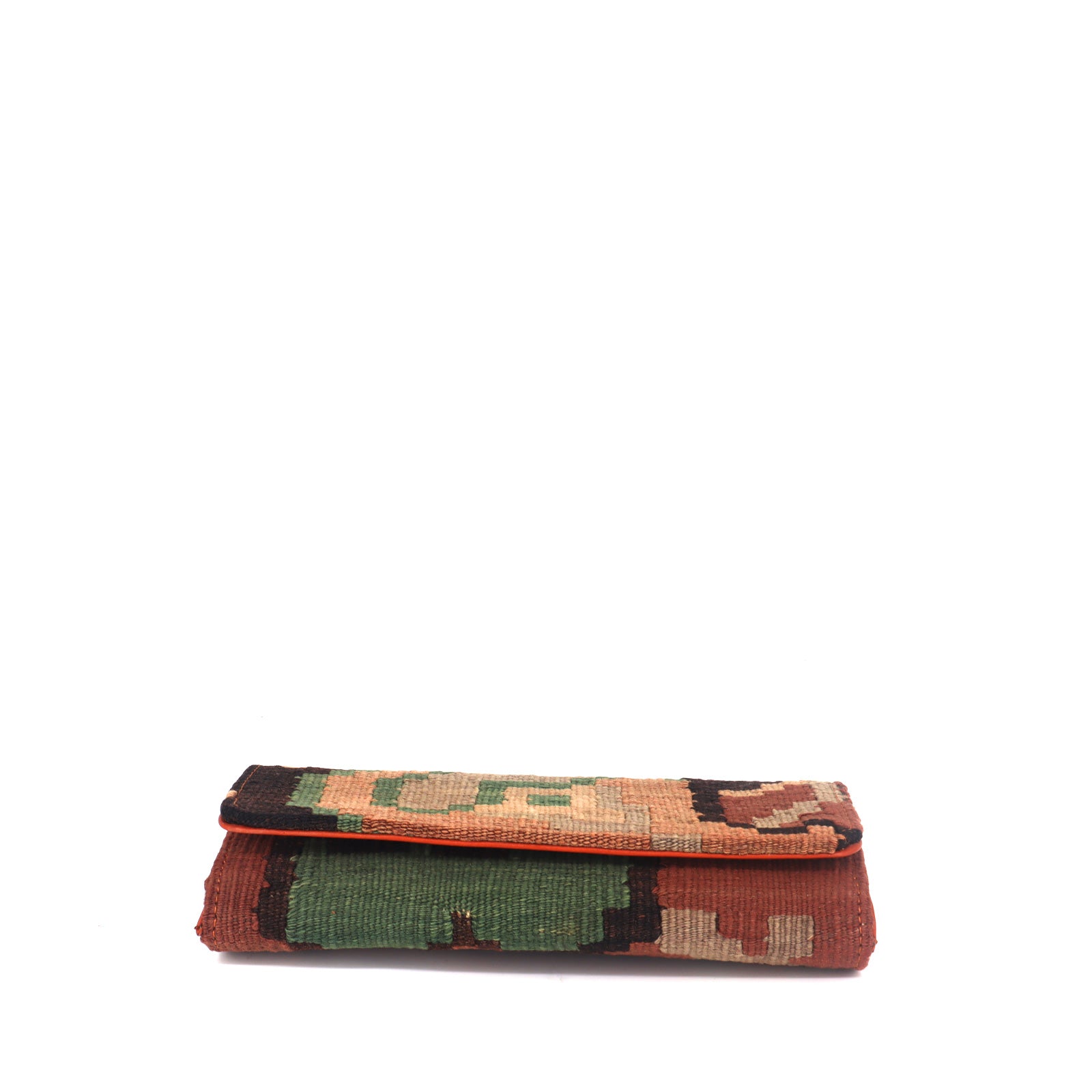 Zephyr Kilim Clutch Leather Bag - Image 4